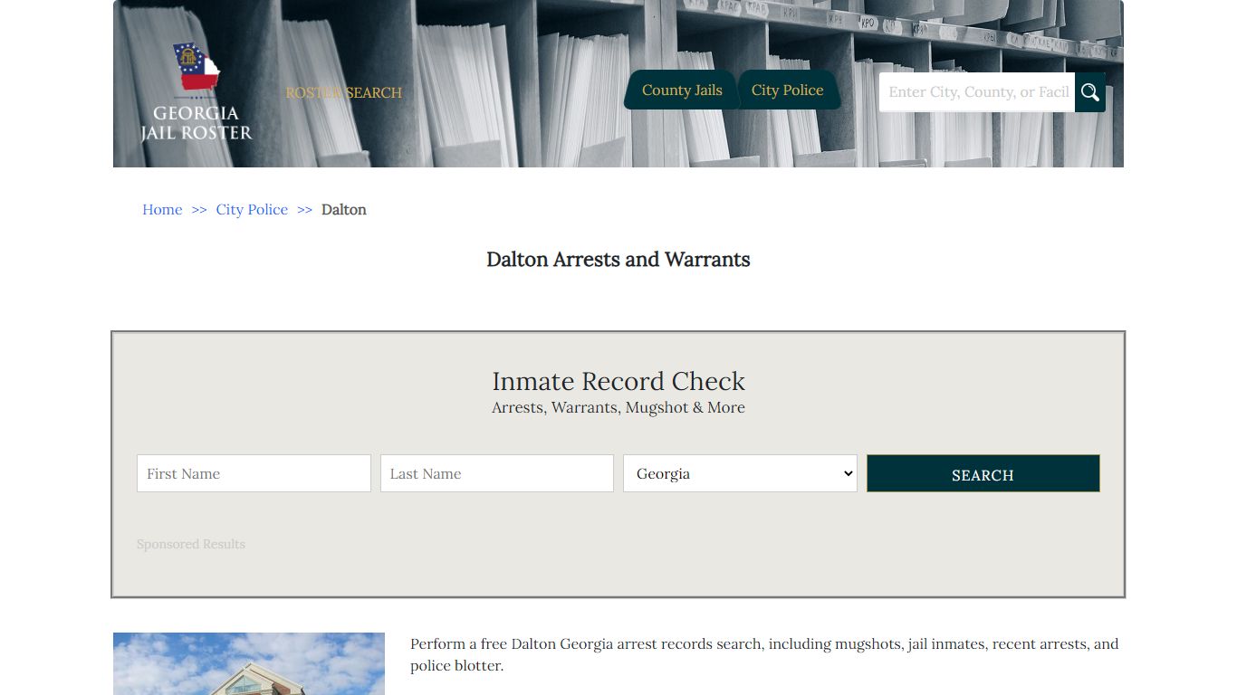 Dalton Arrests and Warrants | Georgia Jail Inmate Search